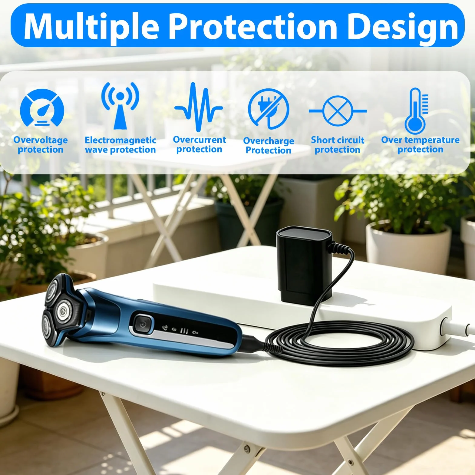 Philips One-Blade A00390 Caricatore Adattatore 4,3 V