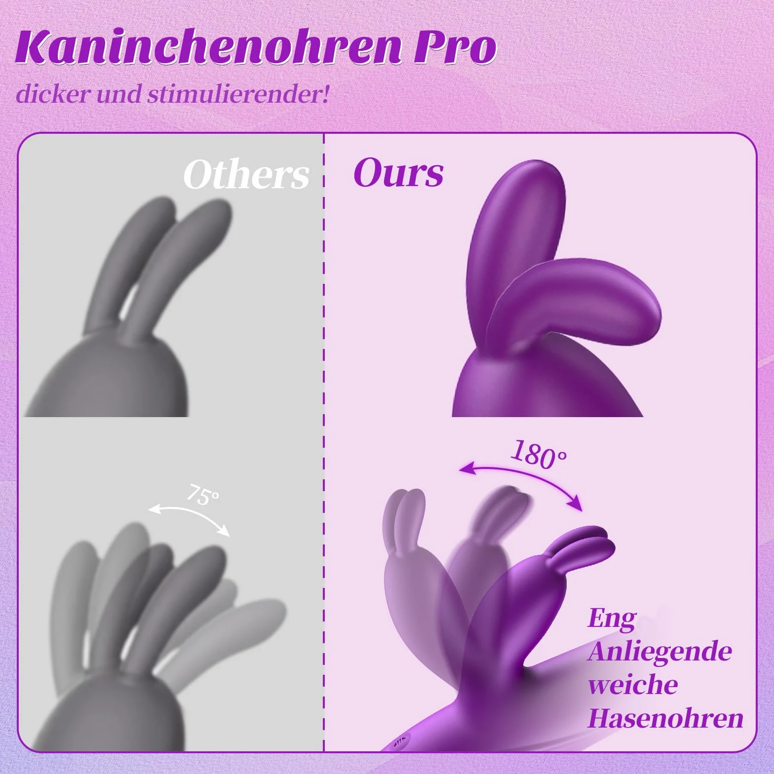 Giocattoli sessuali per donne Dildo Vibratore Funzione Spinta - Set di vibratori per coppie Giocattoli sessuali Punto G Rabbit Vibratori Vibrazione per donne con App