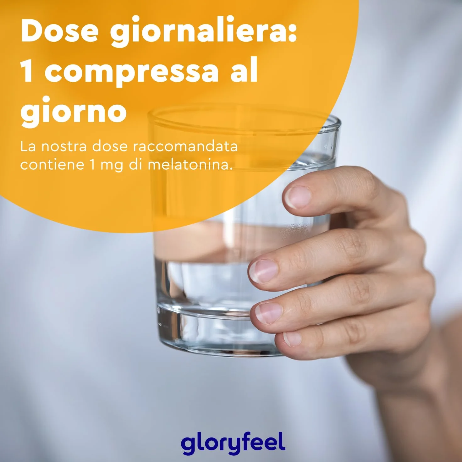 Melatonina 400 Compresse 1 mg per Dormire, Rilassamento, Vegan