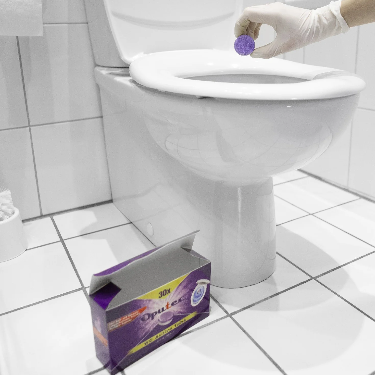 30 x pastiglie per WC, Oputec WC Active Tabs: Per la pulizia di WC, toilette e orinatoi.