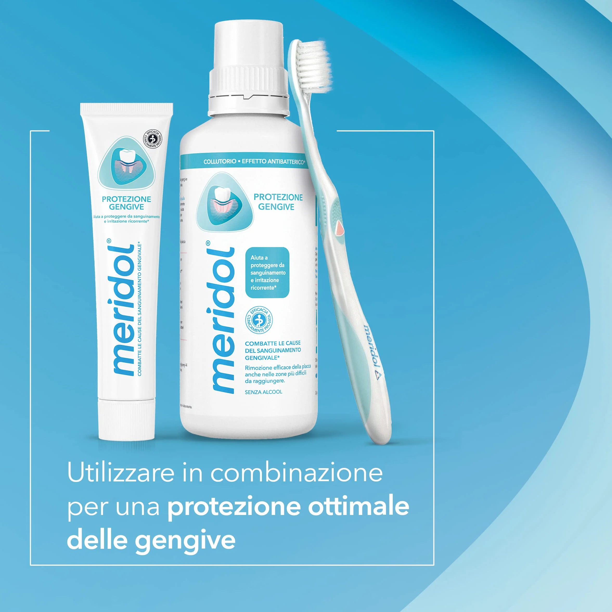 Meridol Collutorio Protezione Gengive 400ml Antibatterico 0% Alcool