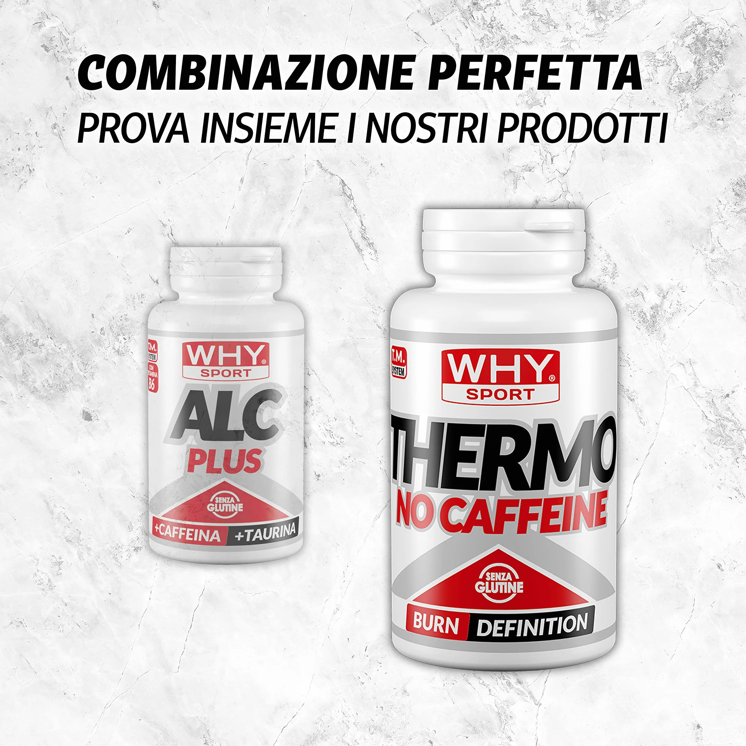WHY SPORT ALC PLUS - Integratore Alimentare Energetico a Base di Acetil l-carnitina - 60 Compresse