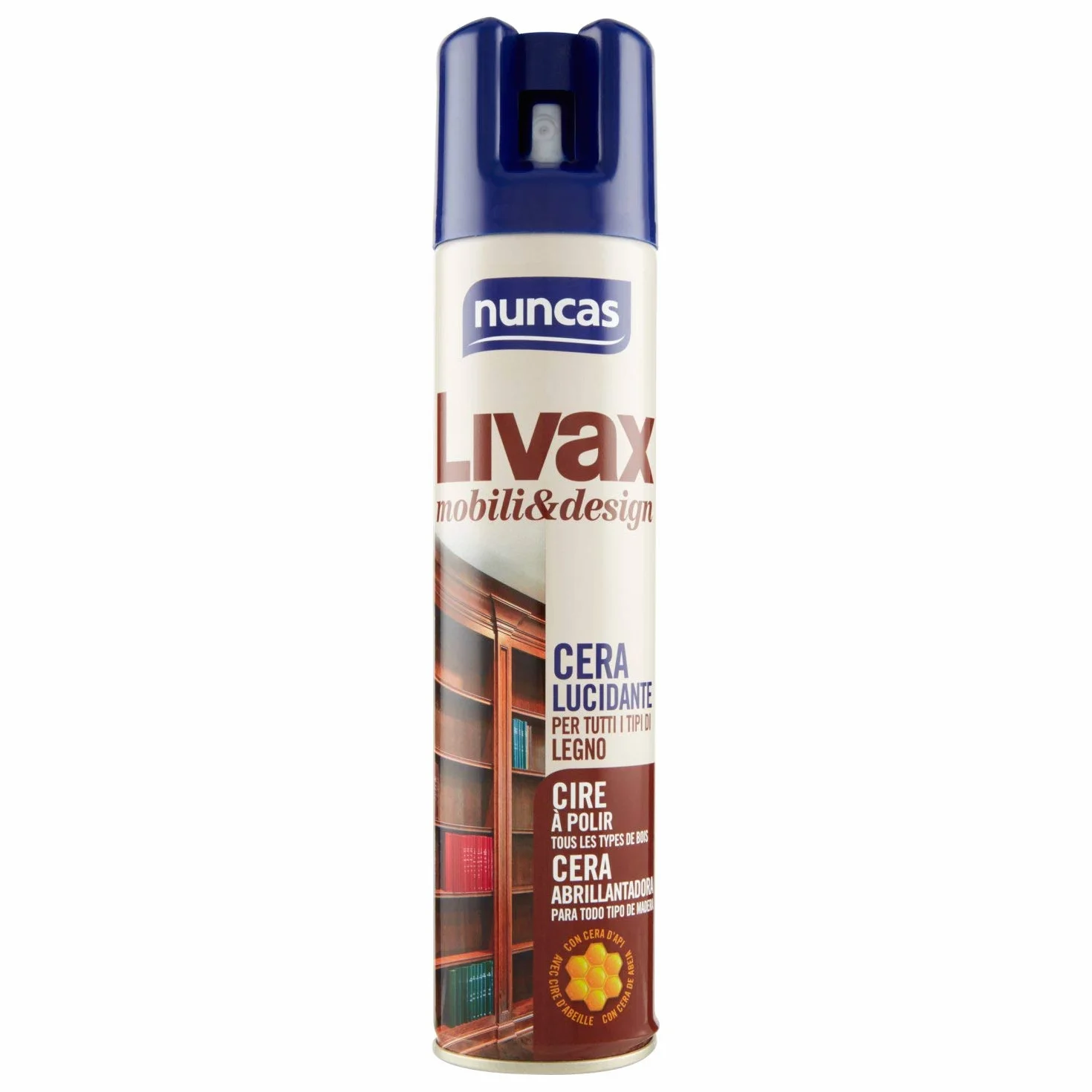 Nuncas Livax Cera Lucidante Spray Legno 300ml