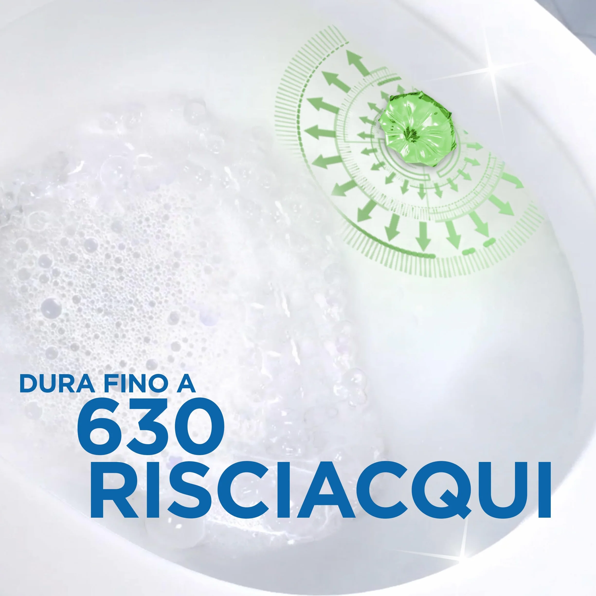 Duck Fresh Discs Gel Igienizzanti WC Fragranza Lime 5 Applicatori 30 Dischetti