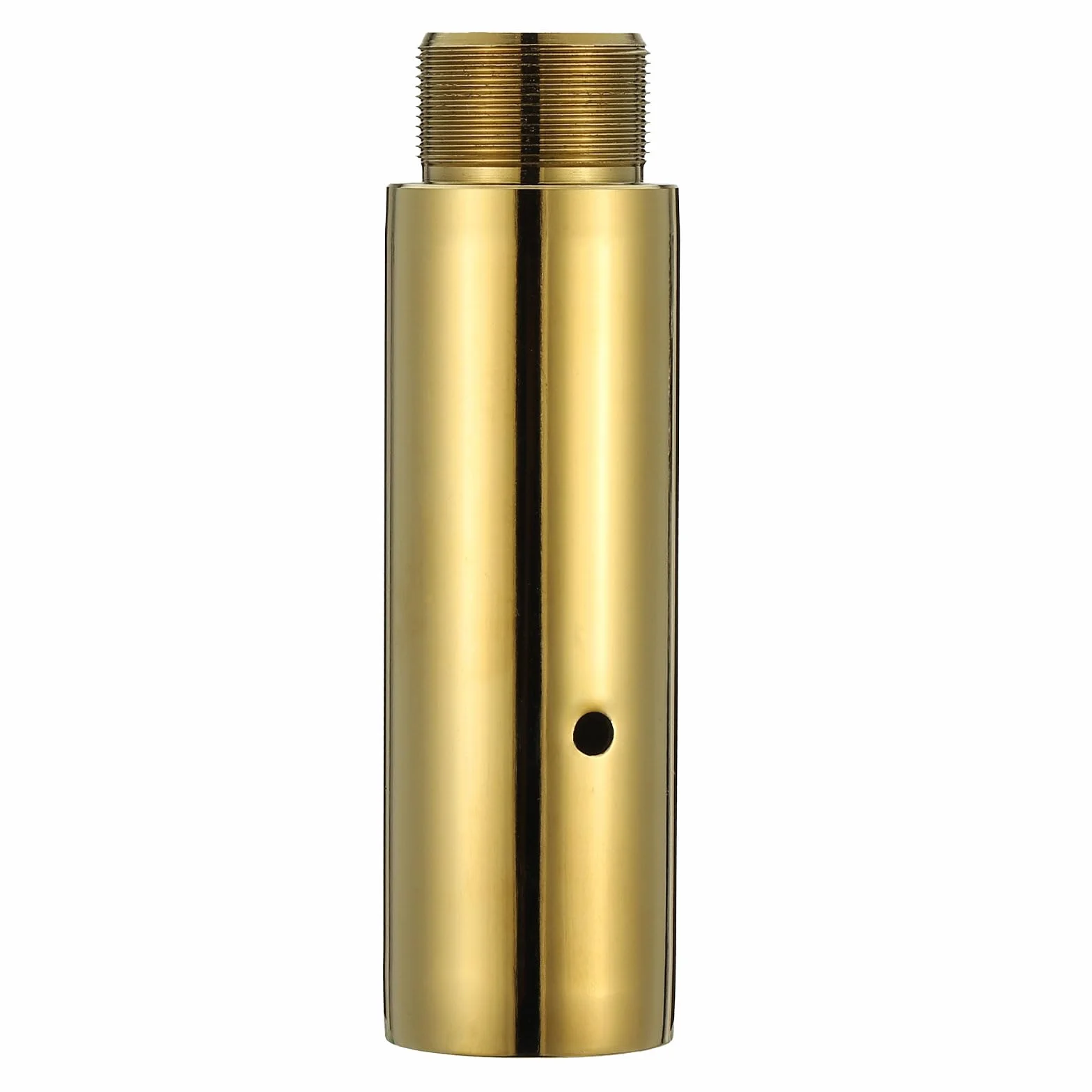 Prolunga per asta da ballo 45 mm, tubo estensibile regolabile 12,7 cm, acciaio inossidabile, oro