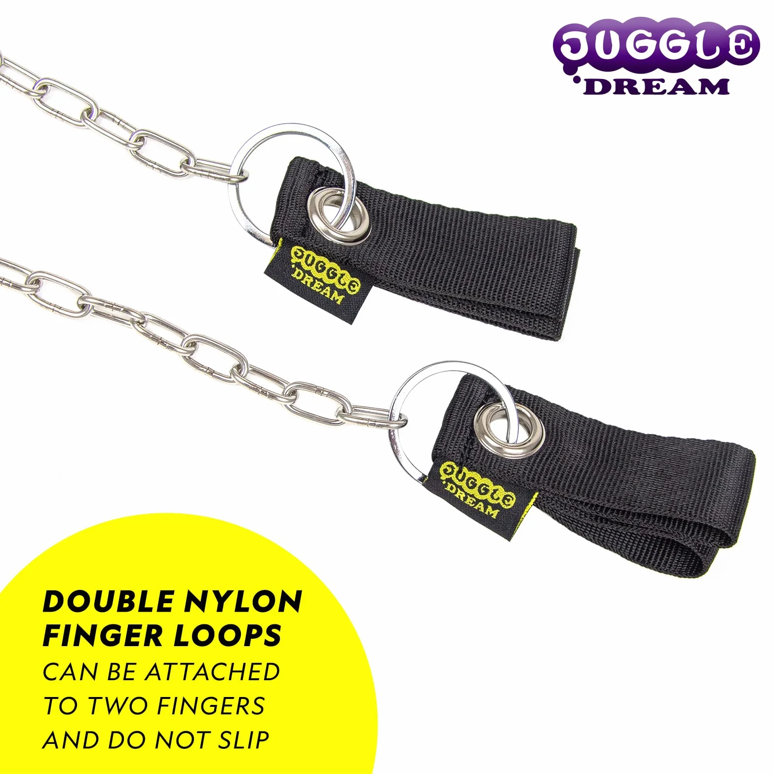 Juggle Dream - Coppia di catene di fuoco con stoppino in kevlar da 50 mm