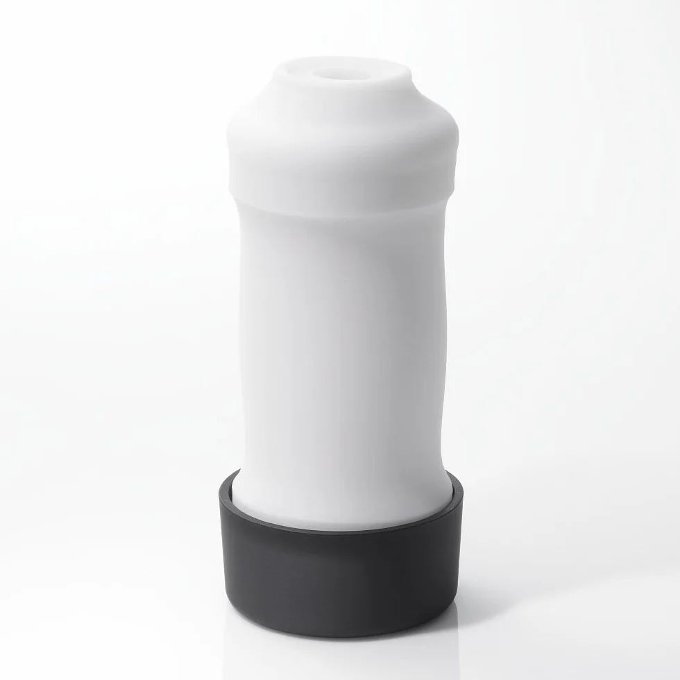 TENGA Zen 3D Sensual Sleeve Male Masturbator, Soothing Sculpted and Reusable Massager, TNH-003 Zen, White (TNH003)