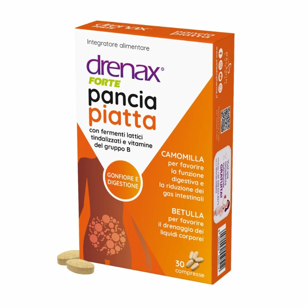 Drenax Forte Pancia Piatta Integratore Alimentare 30 compresse