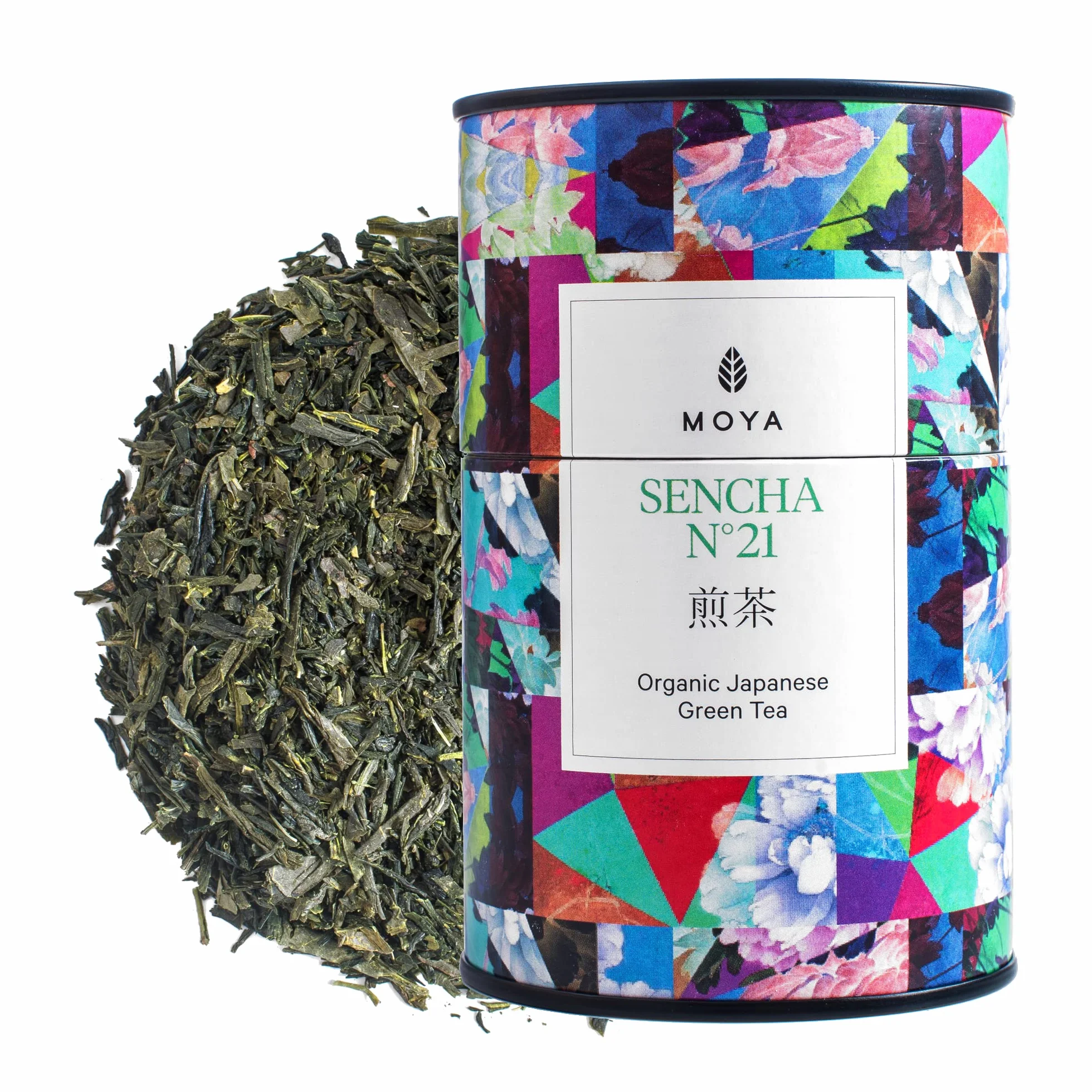 Moya Tè Verde Sencha No. 21 Biologico | 60 g | Il Migliore Tè Verde Giapponese | Cordiale per Vegani e Vegetariani | Ideale per un regalo