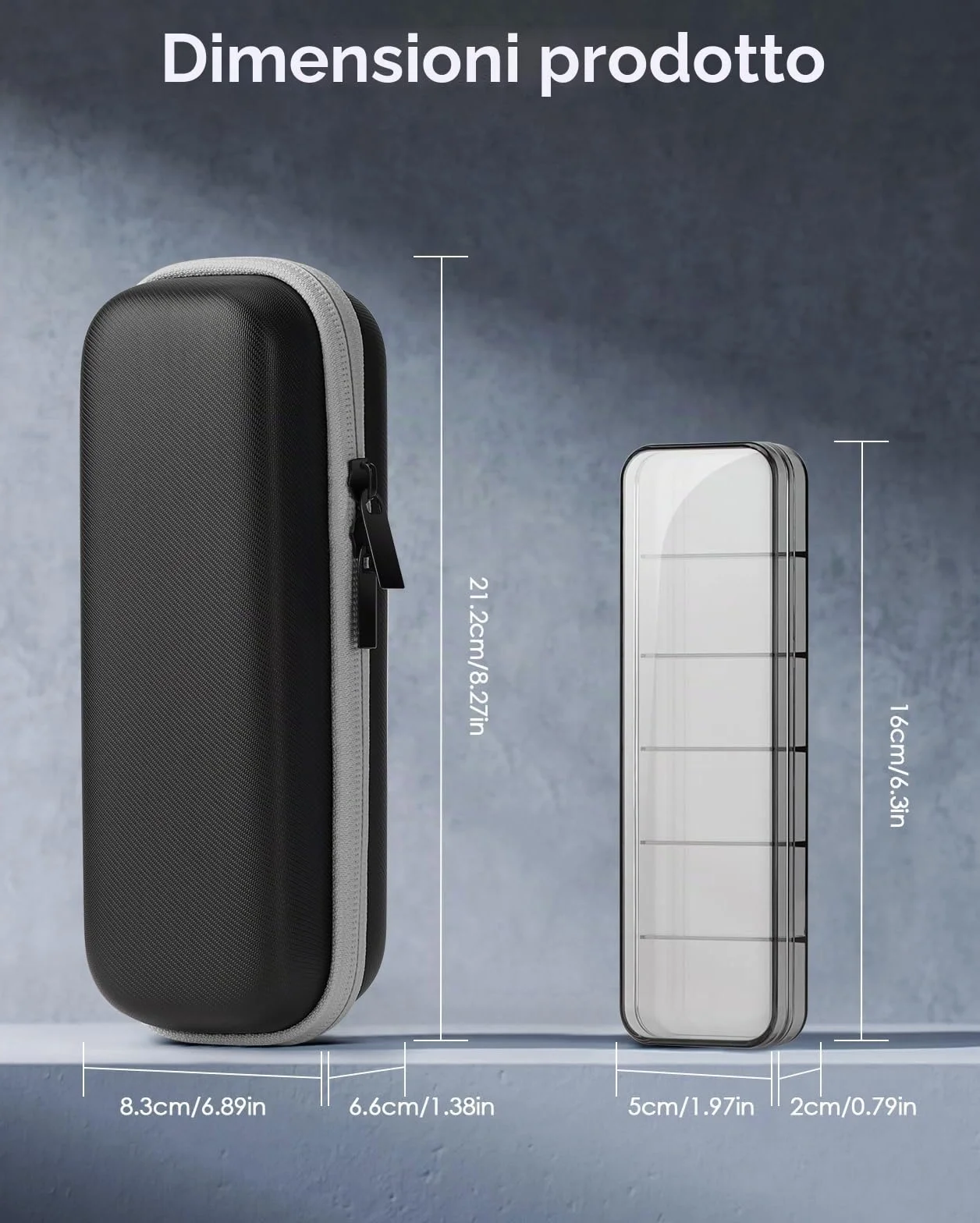 Philips OneBlade Custodia QP2824/30 QP2620/30 QP2724/30 QP2734/30 Ricambi Rasoi Portatile