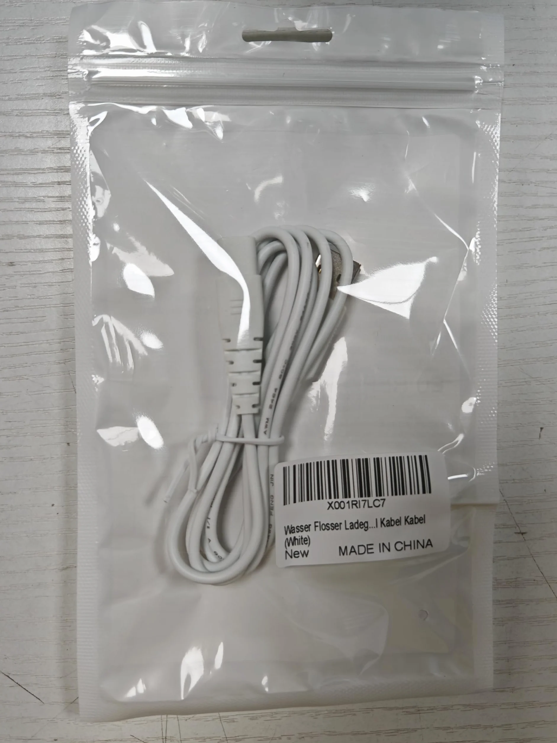 Flosser di ricambio per Hangsun Nicwell Nicefeel USB cavo di ricarica bianco