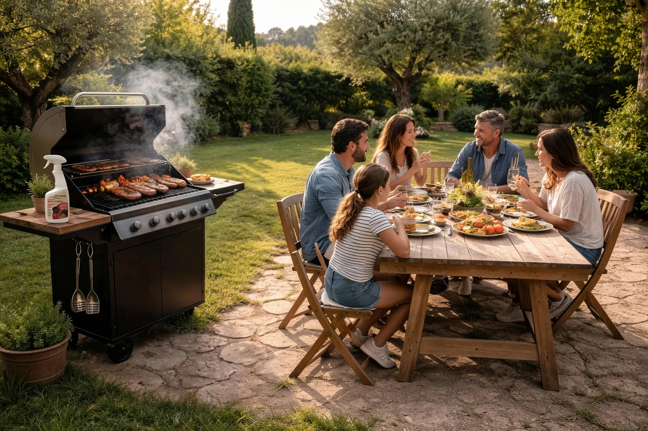 Meliconi Spray Forno e BBQ 500 ml Detergente Sgrassante Schiumogeno