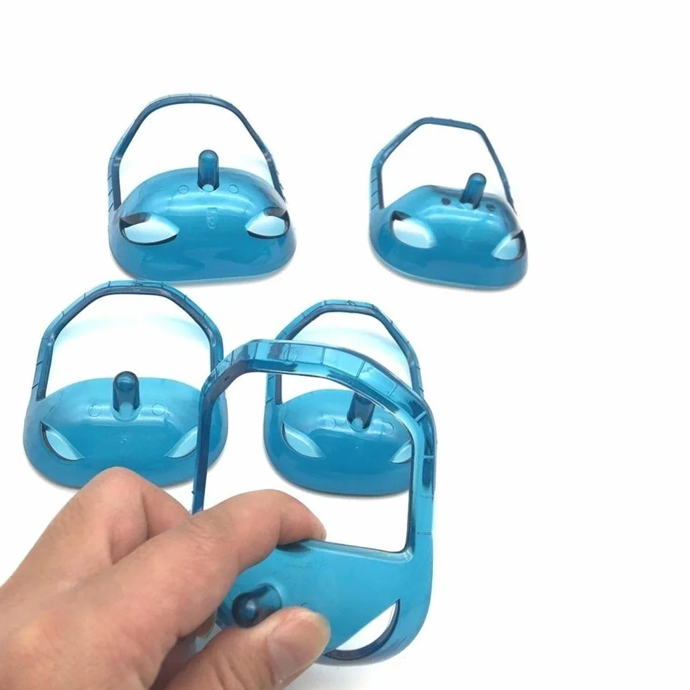 5 Taglie Modellatore Barba Pizzetto, Set di 5 Modelli per Pizzetto da Uomo, Adatto a Tutte le Forme del Viso, Dona un Pizzetto Simmetrico Perfetto a Casa, Fa Risparmiare Tempo (Blu)