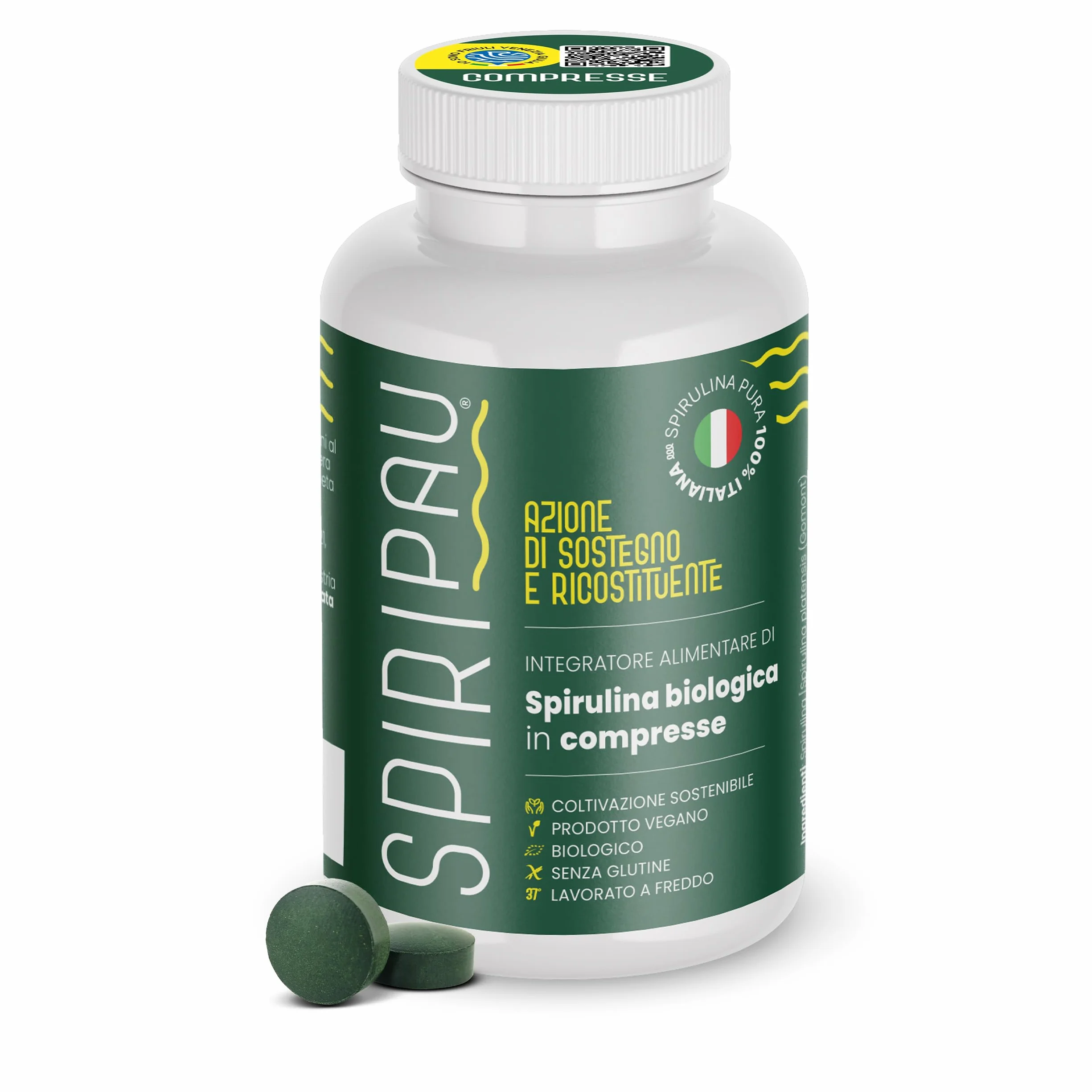 Spirulina Bio Compresse 100 Compresse