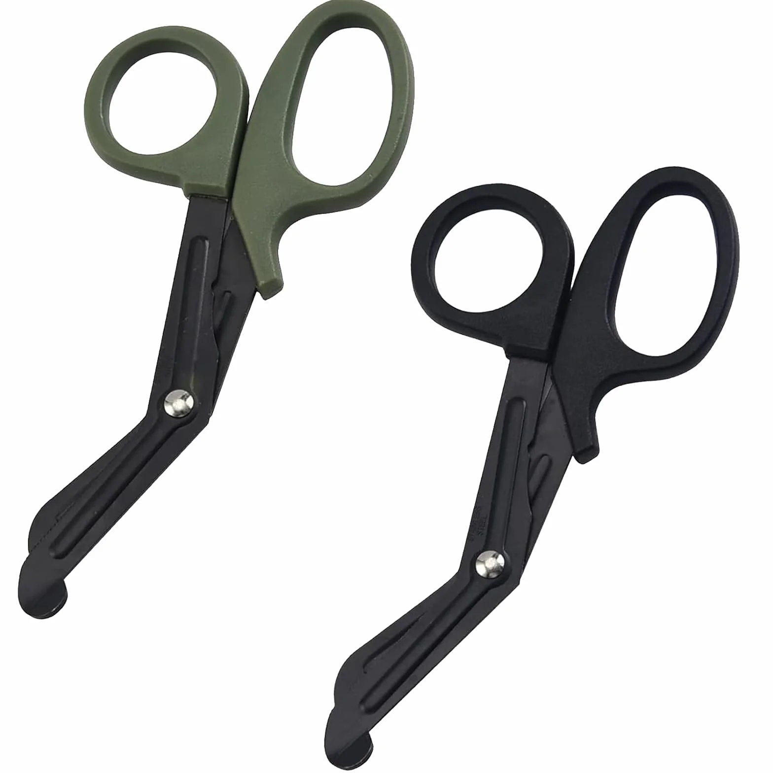 MOLIMOLI Forbici per Bende 2 Pezzi, Acciaio Inox, Forbici Mediche di Primo Soccorso
