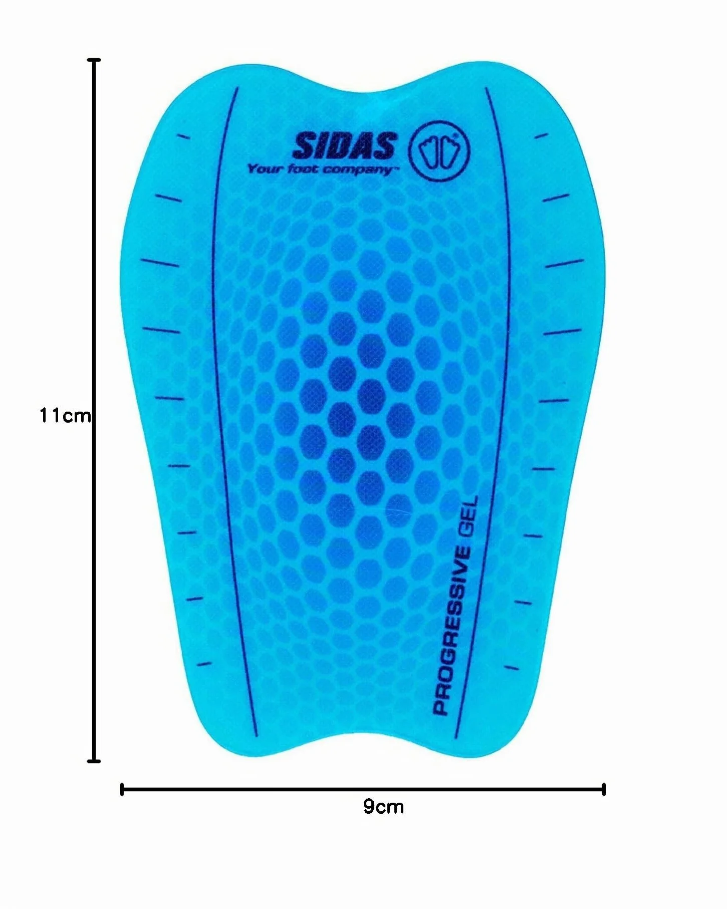 Sidas Protezioni tibiali in gel per lo sci, alleviano il dolore, lavabili e riutilizzabili