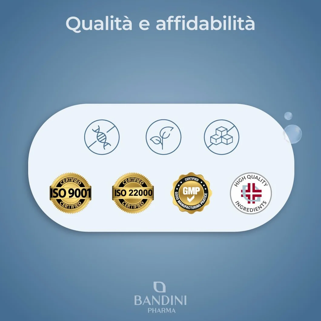 Bandini® Magnesio Bisglicinato 180 Capsule (2 mesi), 350 mg di Glicinato, Chelato per dose arricchito di Vitamina B1, B6, B12 Anti stress e fatica, Integratore per Sistema Nervoso, 100% Vegan