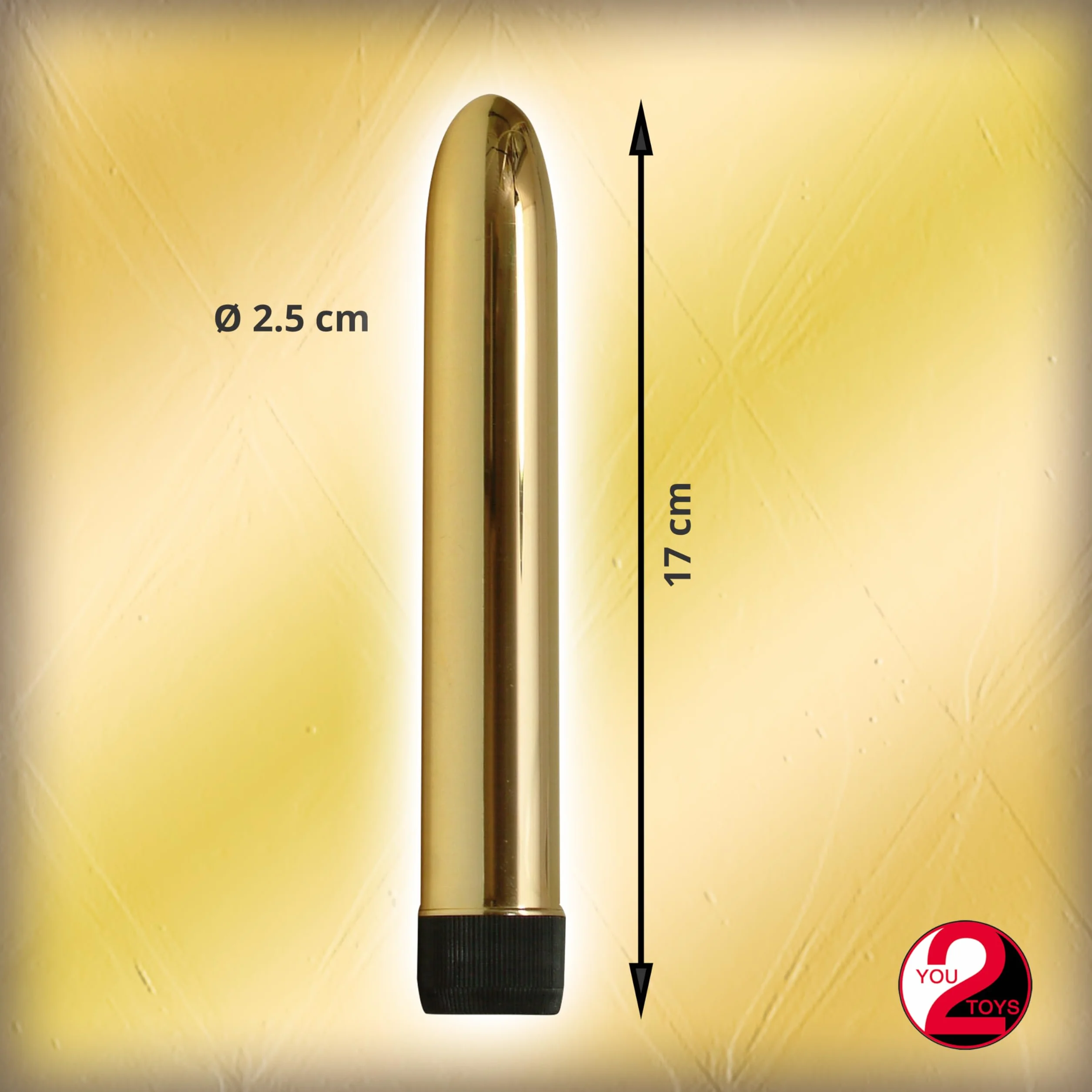You2Toys Gold Vibratore Oro 17,5 cm