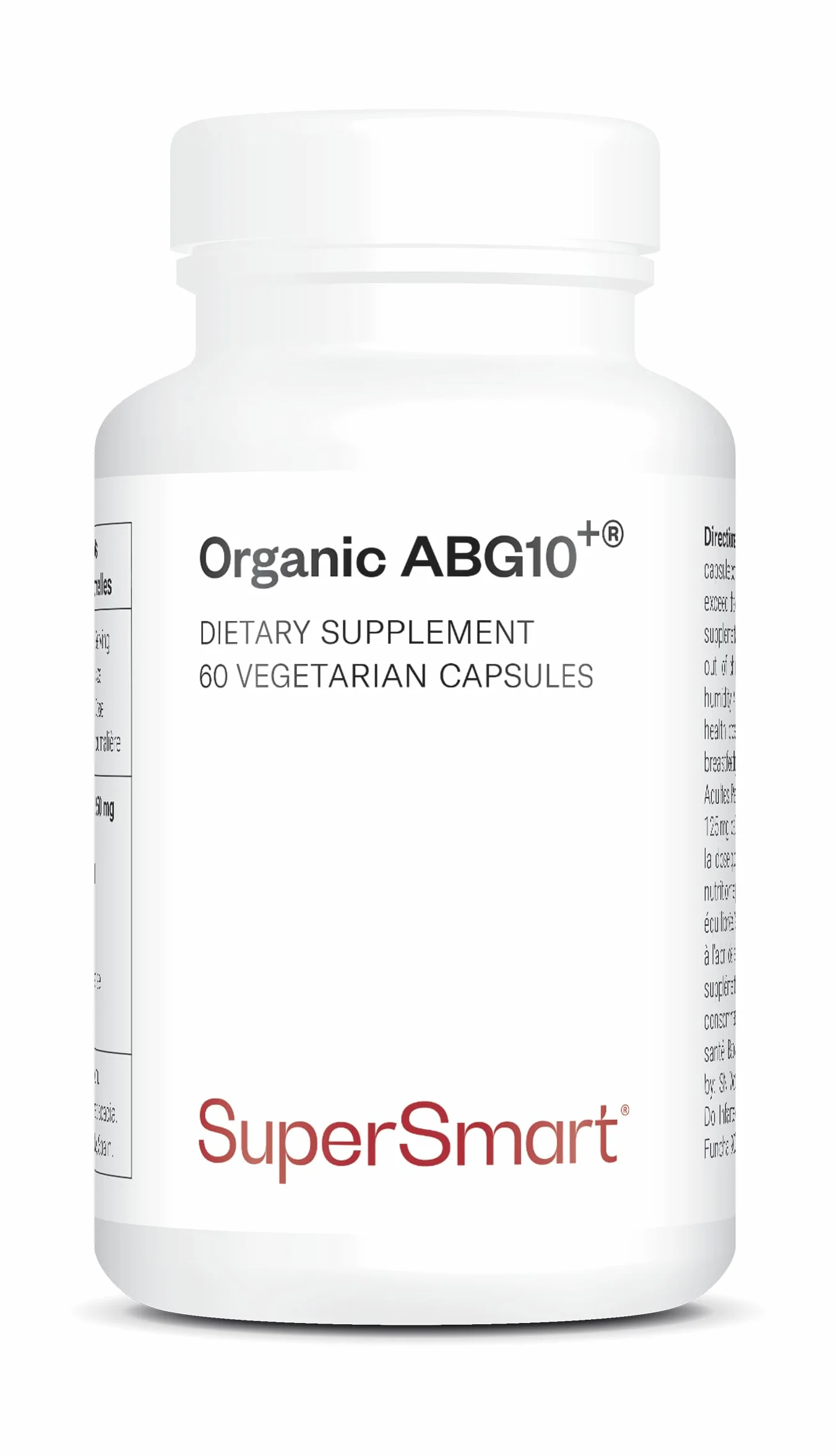 SuperSmart - ABG10+ ® - Estratto di Aglio Nero - Protegge le Cellule da Danni dei Radicali Liberi & Invecchiamento delle Cellule |Gluten Free - 60 Capsule Vegetariane