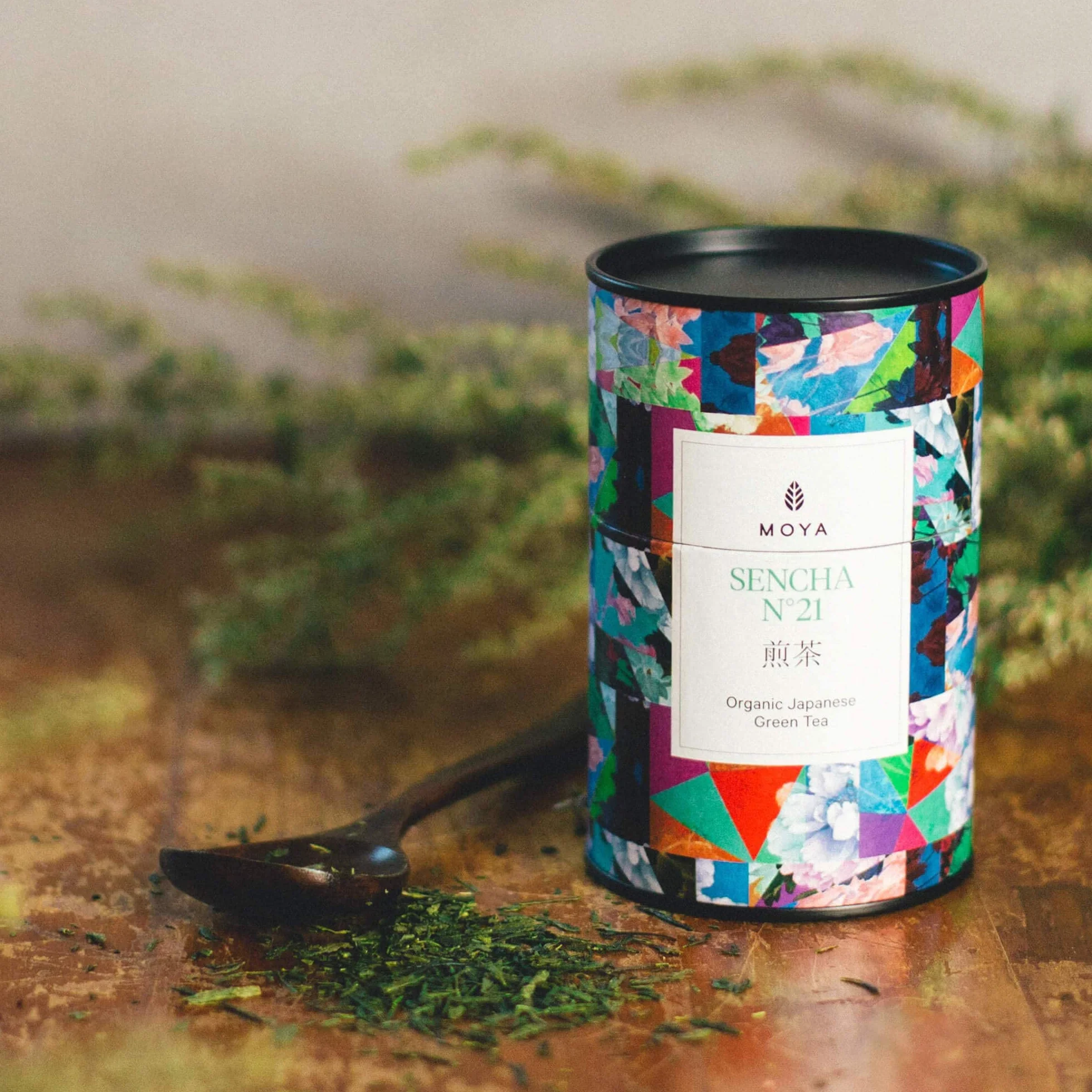 Moya Tè Verde Sencha No. 21 Biologico | 60 g | Il Migliore Tè Verde Giapponese | Cordiale per Vegani e Vegetariani | Ideale per un regalo