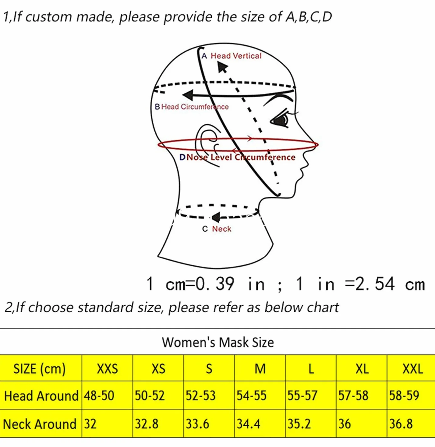 Lattice Maschera per la testa Cappuccio in latex con parrucca coda di cavallo per gioco di ruolo