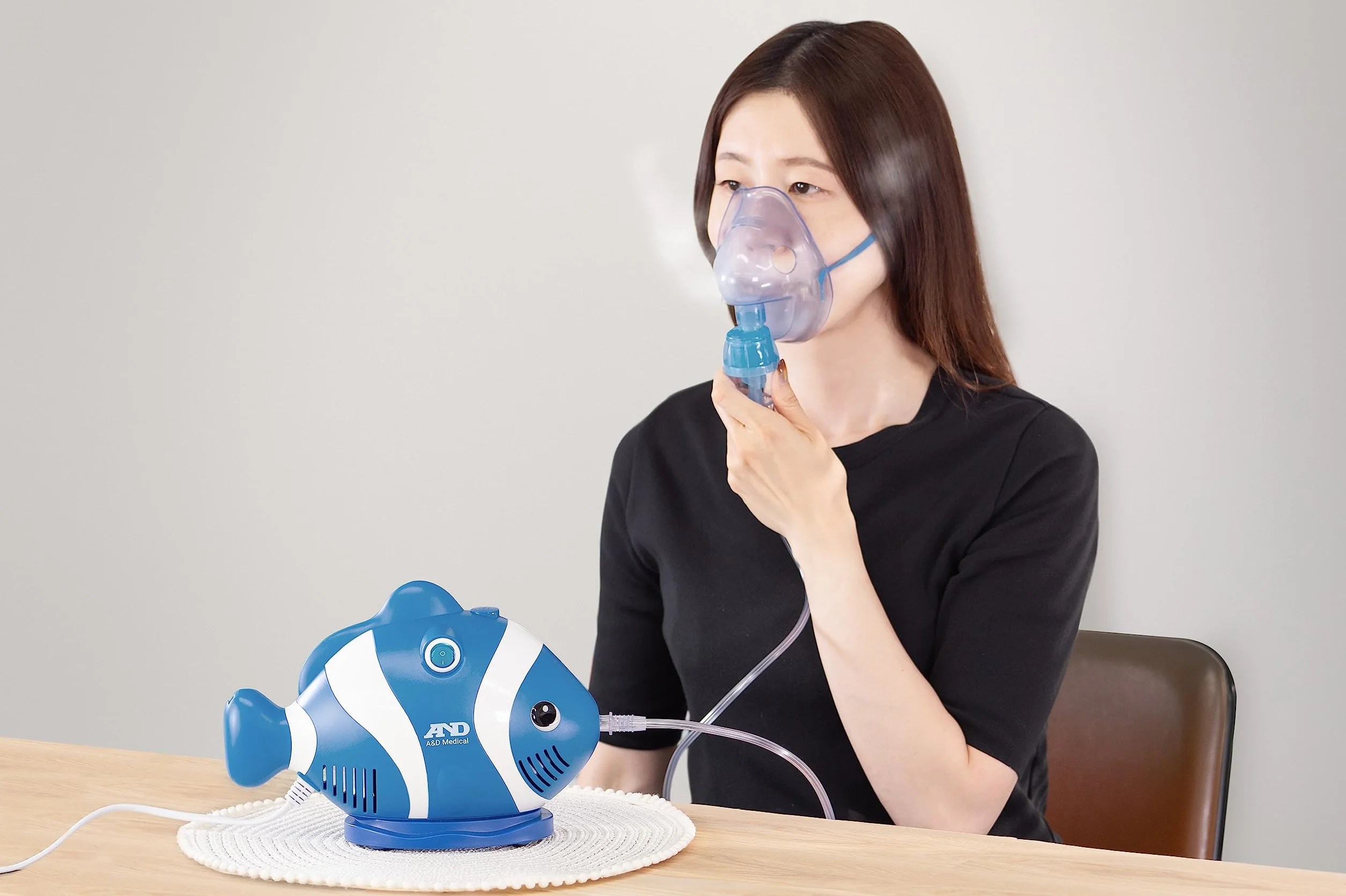 A&D Medical Nebuliser UN-019 Compressor Nebulizer Compact Inhaler Portable