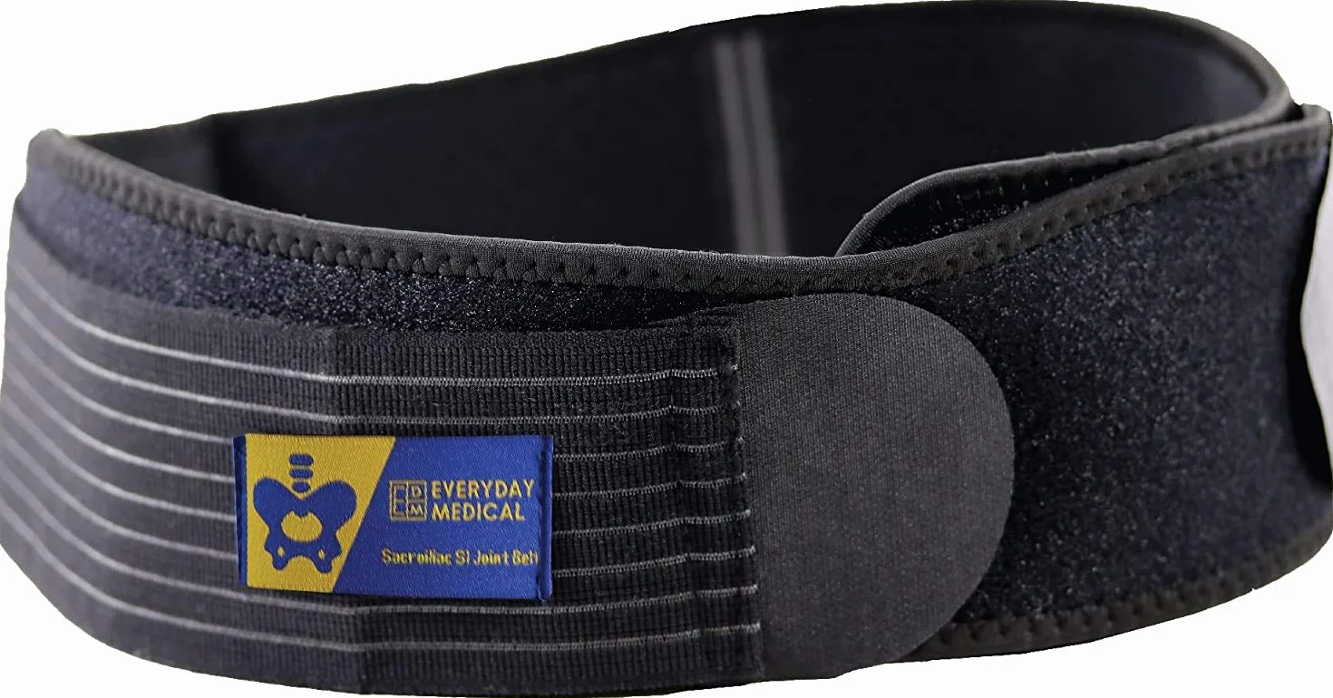 Cintura Sacroiliaca per Everyday Medical I Cintura di Supporto Sacroiliaca con Cinghie Supplementari I Donna e Uomo Supporto Anca per Sciatica e Pelvi I Sacroiliac Si Joint Support Belt I L/XL