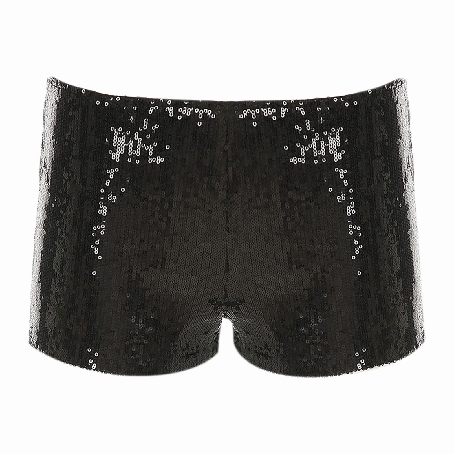 Pantaloni da donna con paillettes lucidi per ballo feste carnevale costume
