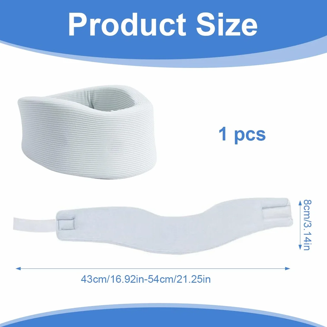 Supporto per Il Collo, Supporto per Il Collo per Dormire, Tutore per Il Collo, Unisex, Supporto per Collo Morbido per Supporto del Dolore al Collo, Sollievo dalla Pressione spinale