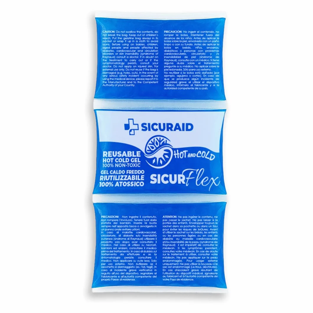SicurAid FLEX Impacco Termico Riutilizzabile Gel Caldo Freddo Made in Italy 1 Pezzo