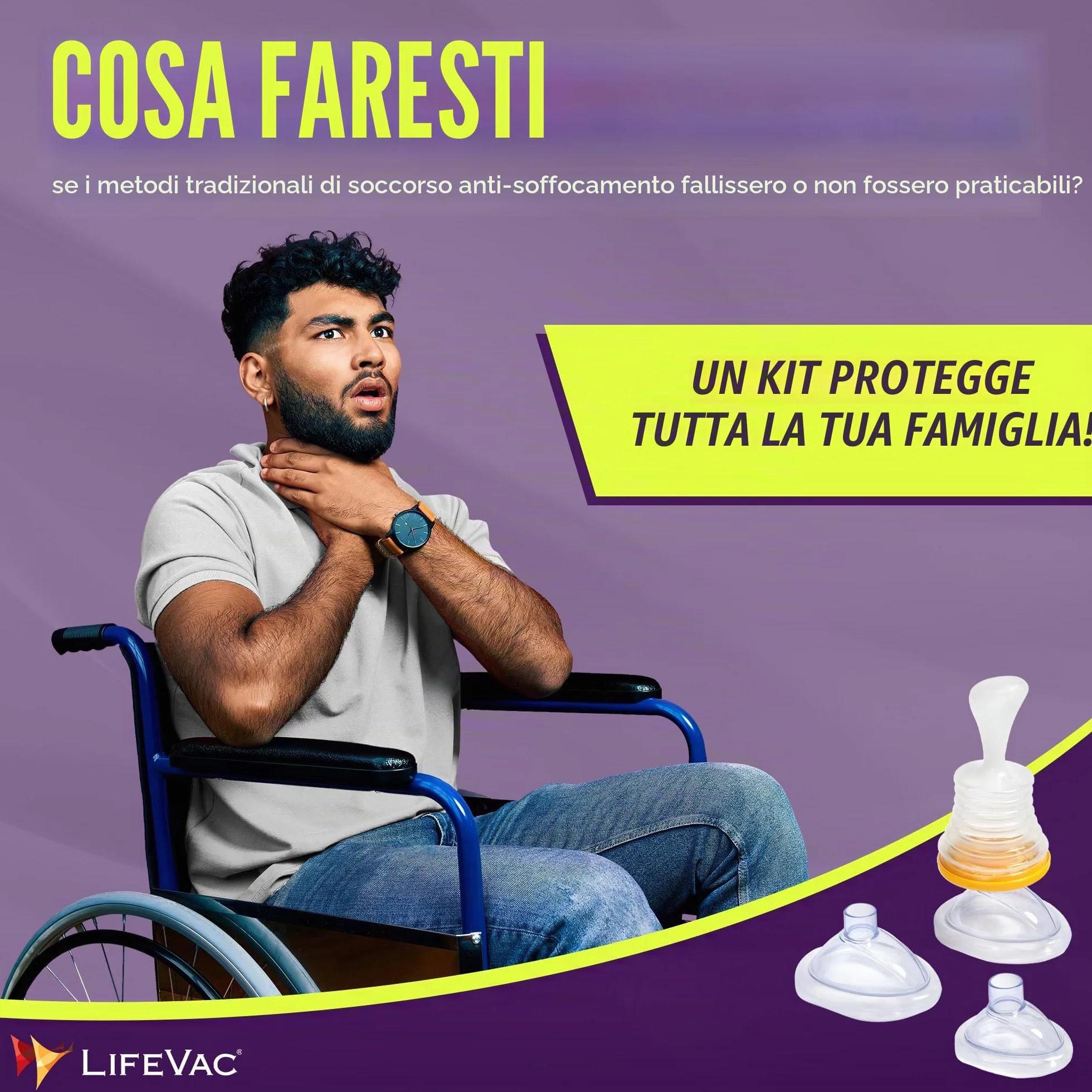 LifeVac dispositivo di emergenza Anti soffocamento