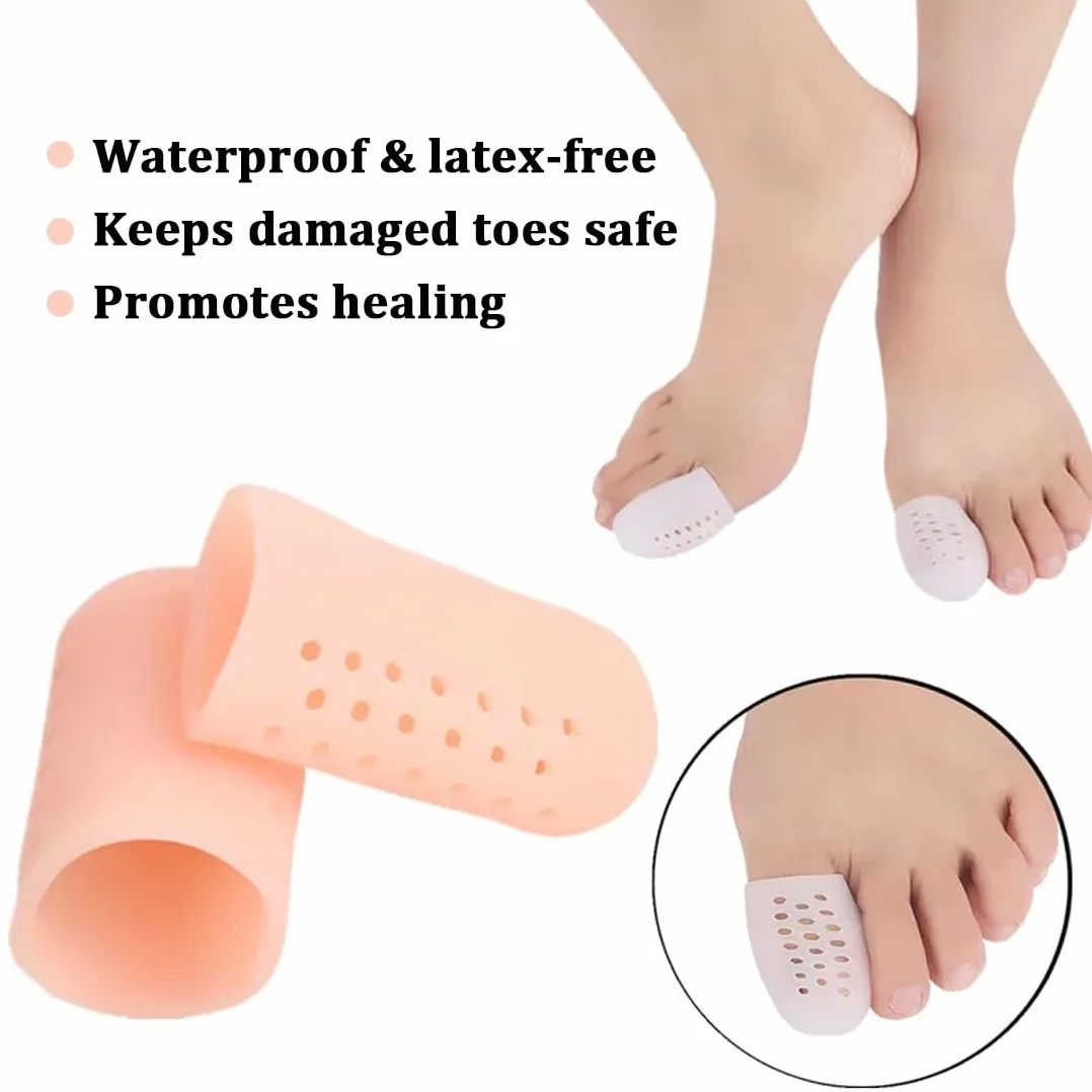 16 Pezzi Protezione Alluce, Copri Alluce Silicone, Proteggi Alluce, Copri Alluce Calli