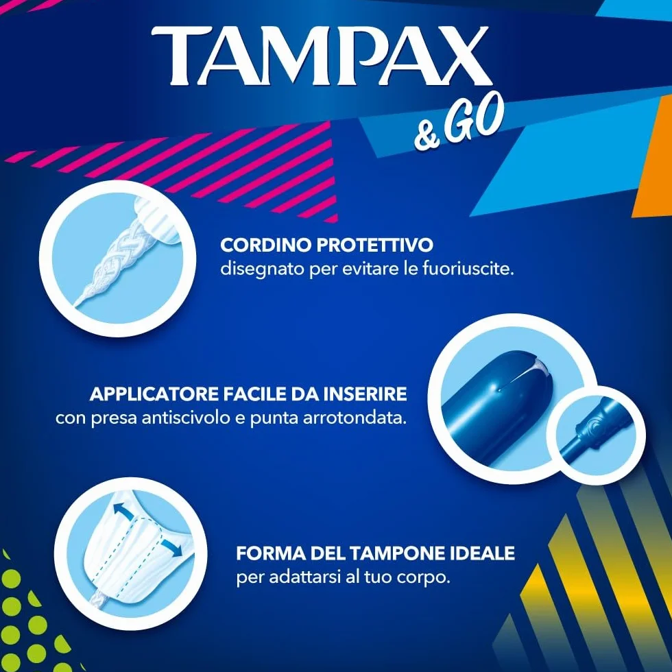 TAMPAX &GO SUPER x18