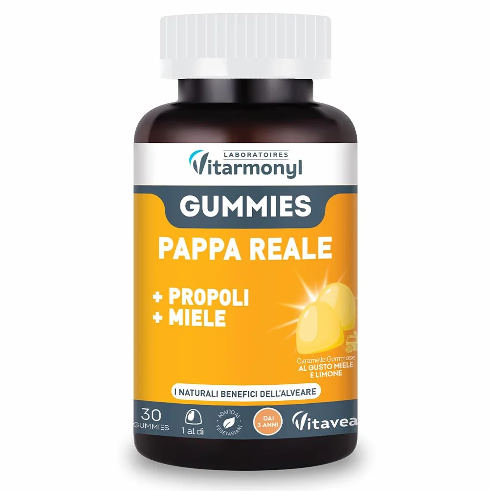VITARMONYL PAPPA REALE GUMMIES z Propoli i Miele dla Dzieci +3 30 sztuk