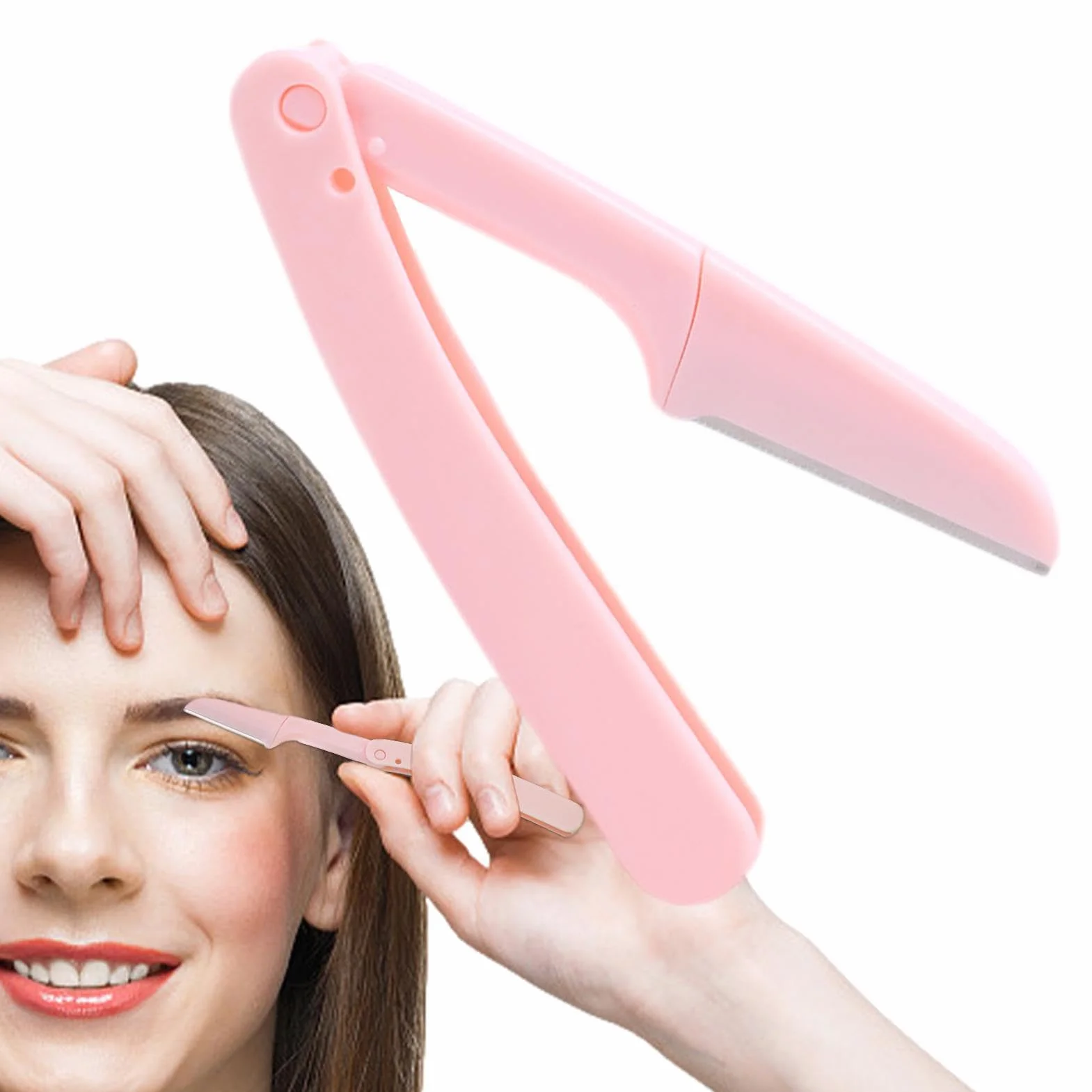 Trimmer sopracciglia pieghevole professionale portatile per donne principianti