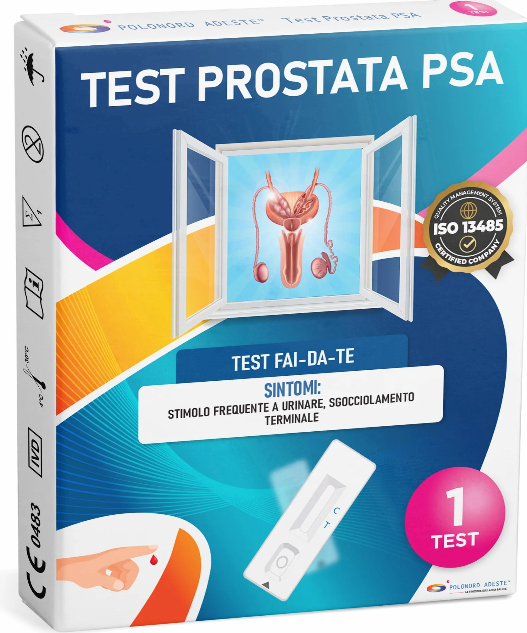 Adeste Test Prostata Rapido PSA Antigene Prostatico Specifico Sangue