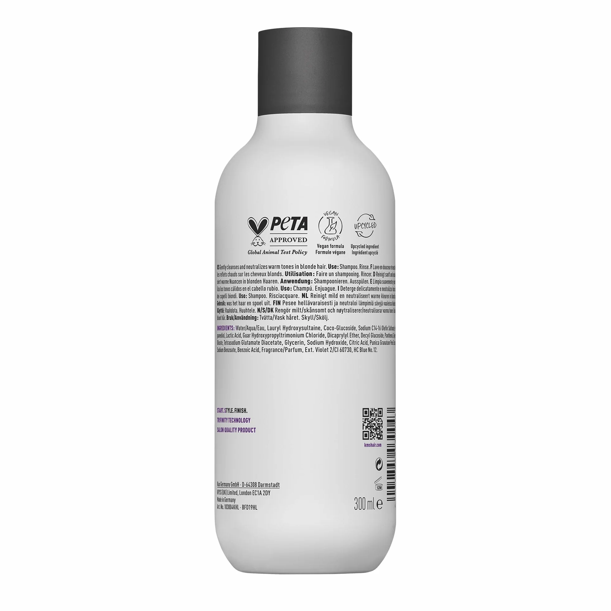 KMS ColorVitality Blonde Shampoo 300ml Antigiallo