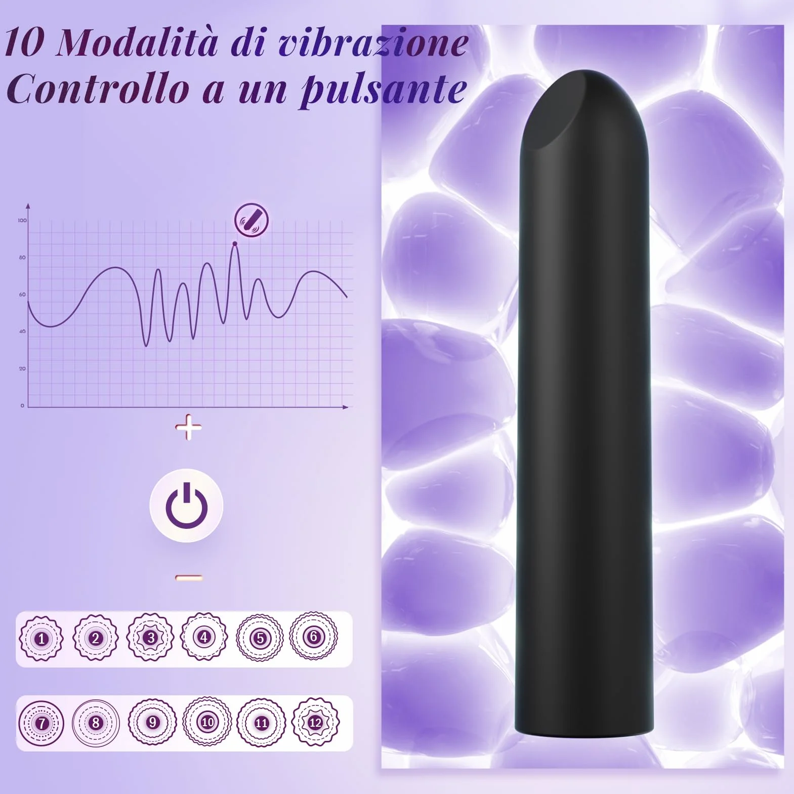 Vibratoreper Donna Professionale con APP 10 Modalità Sex Toys per Coppia Stimolatore Clitoride Femminile Mini Vibratori Punto G