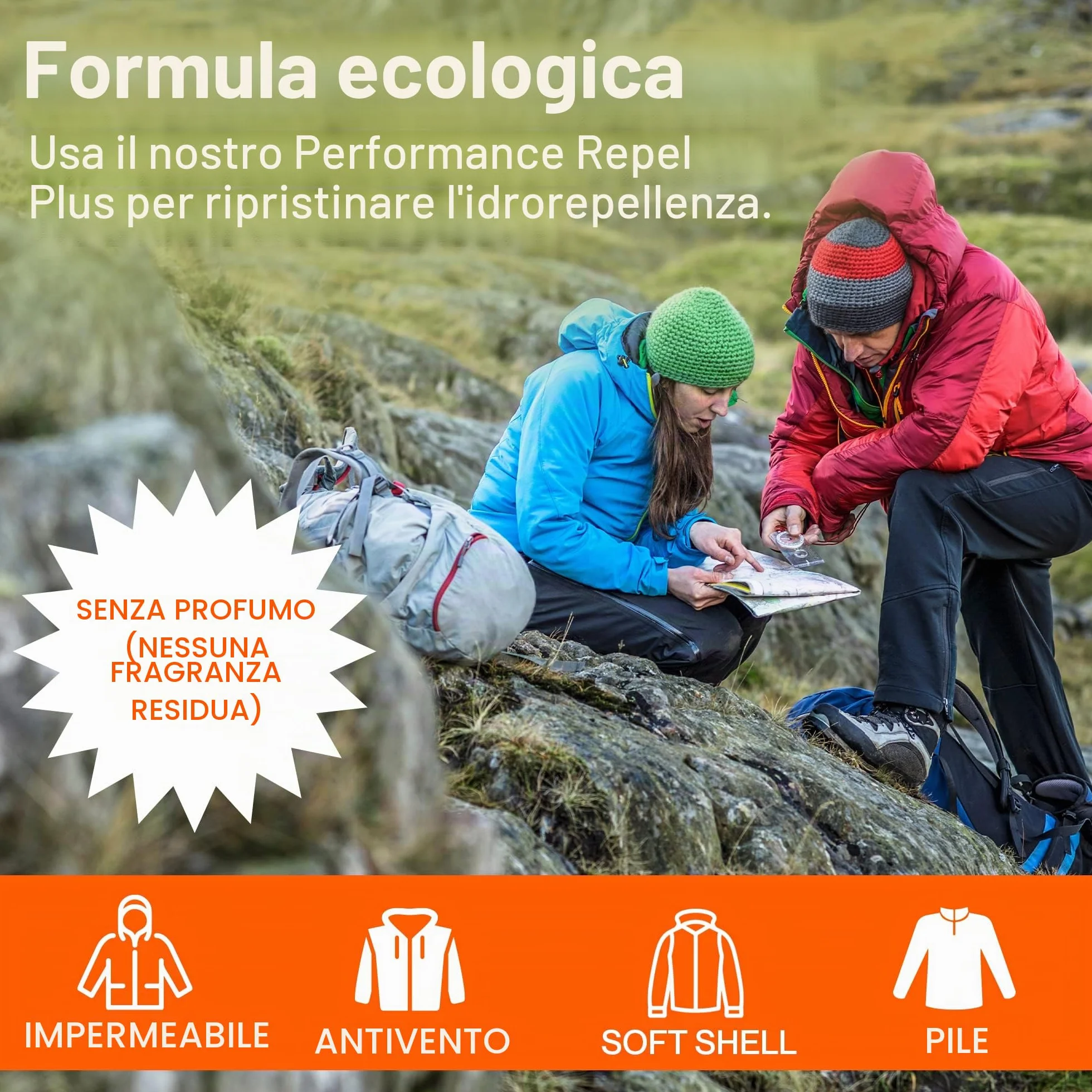 Grangers Performance Repel Plus 500 ml impermeabilizzante spray per abbigliamento outdoor