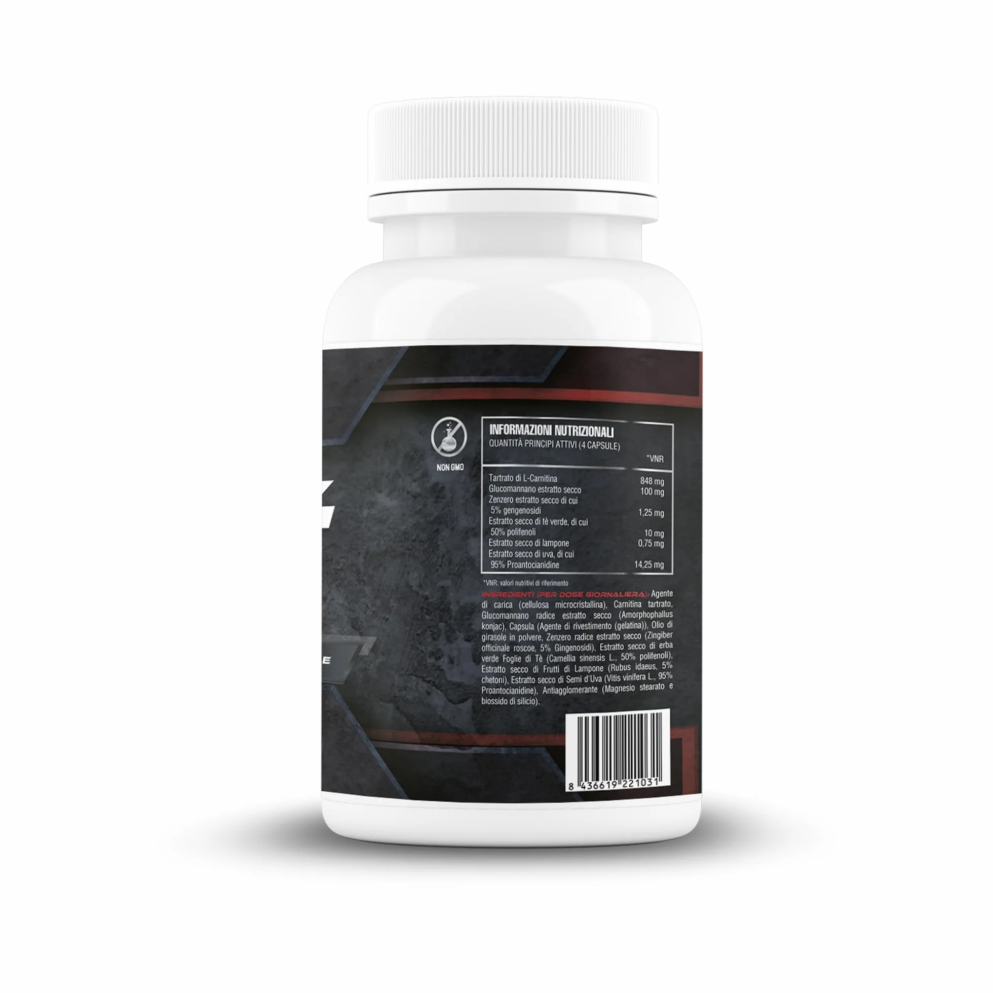 Ultimate Integratori | Integratori naturale | L-carnitina, Glucomannano, Tè verde | Perdere peso | Dimagranti | 90 capsule