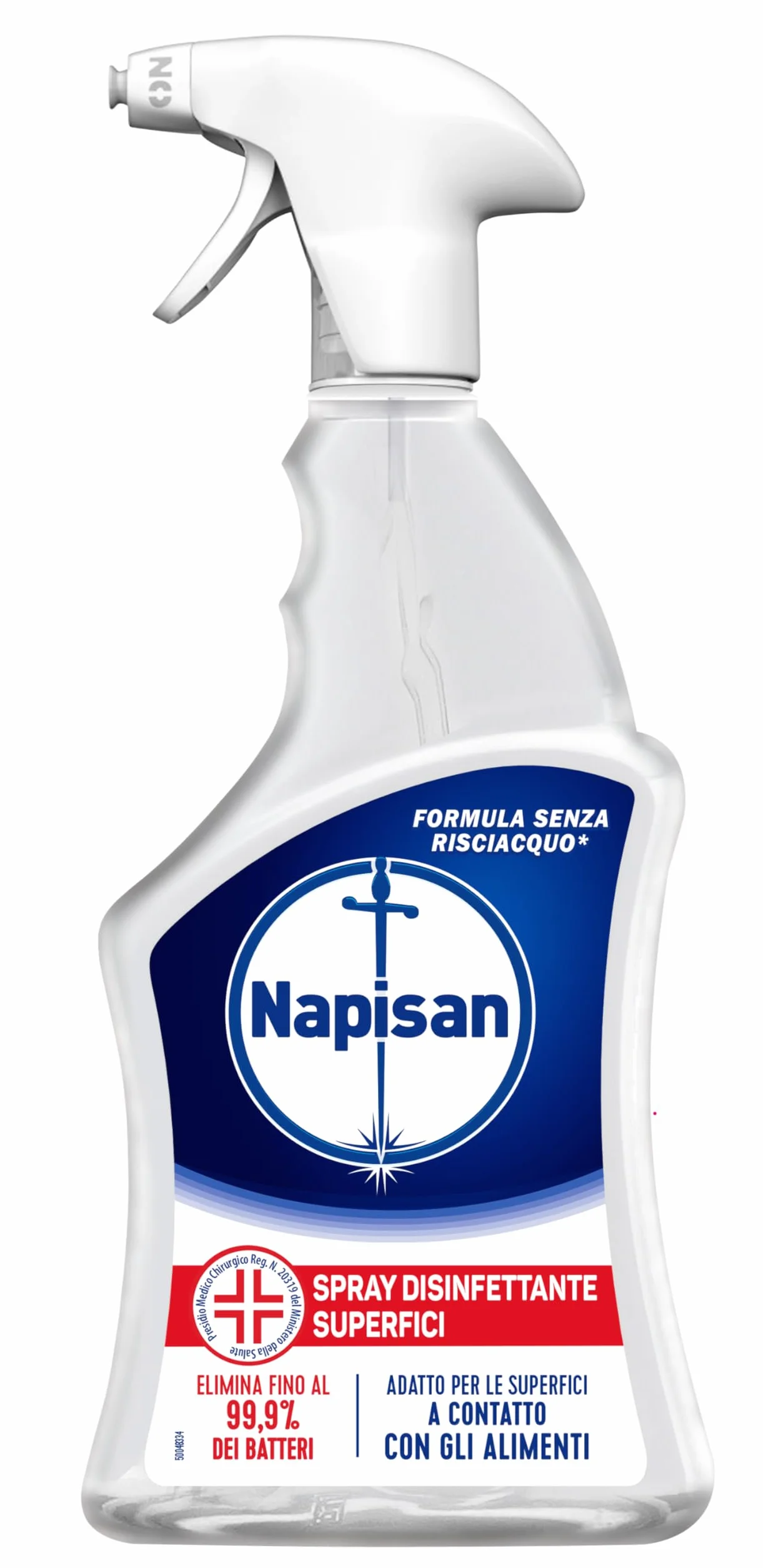 Napisan Spray Disinfettante Superfici 740 ml, Confezione da 12 pezzi