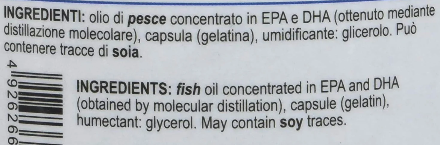 Yamamoto Nutrition Fish Oil Omega-3 EPA DHA integratore 400 softgel 2 confezioni