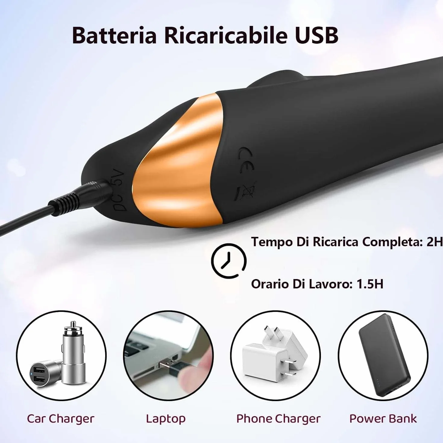 Massaggio Plug-Anälesḙx-Tỏy Elettrico Sḙx-Tỏy per Víbrâtóreper-Dónnà-Reàlîstîco V𝚒brâtōri-Cl𝚒dōr𝚒de-Dōnnâ Vîbrànte-Donnà Séxtóysdōnna Profondo-FDG7