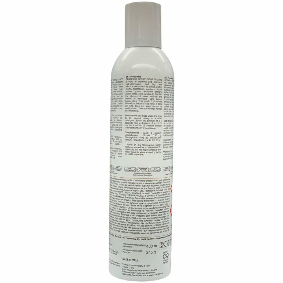 Disinfettante Multifunzione 400ml (3 Unità) per Oggetti e Superfici