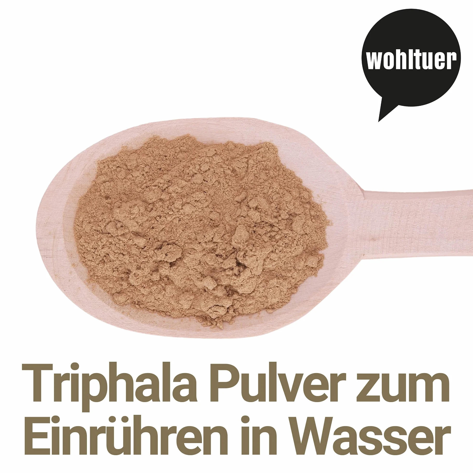 Polvere di Triphala biologica 1000 g – Contiene amla biologica, haritaki bio e bibithitaki macinato – ayurvedico