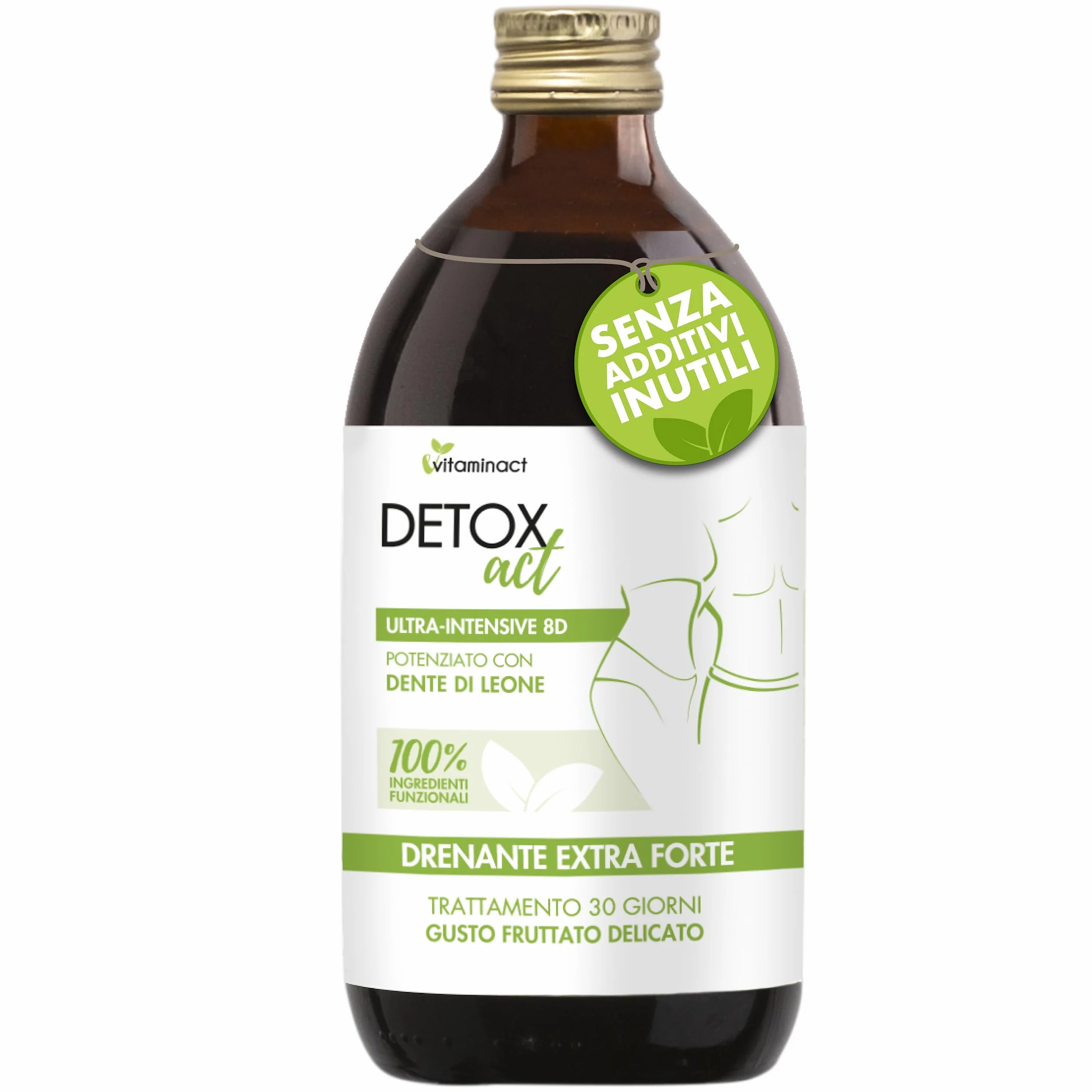 Drenante Forte Dimagrante Donna Uomo - Brucia Grassi - Detox Diuretico Depurativo Antiossidante Anticellulite Snellente Pancia Fianchi