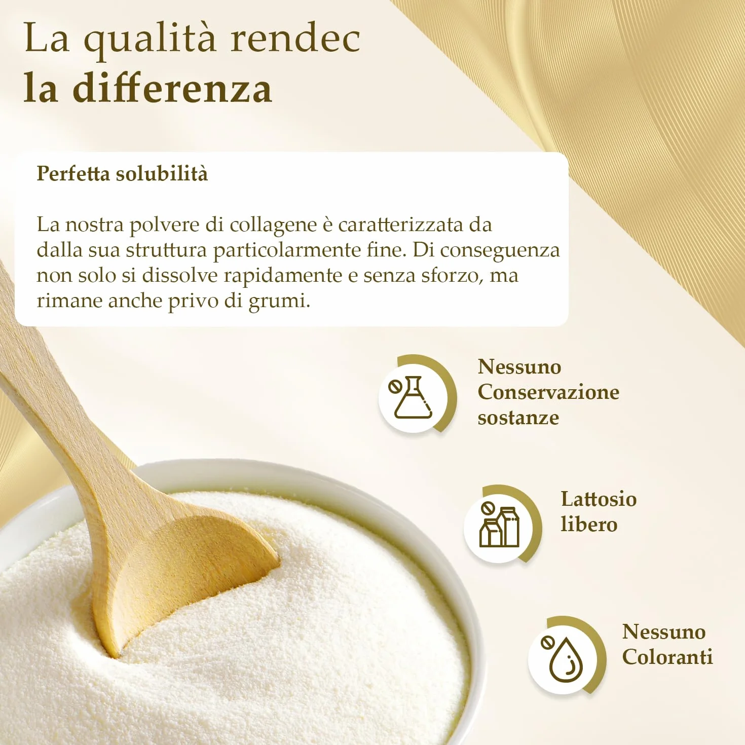 Collagene in polvere 700g Idrolizzato puro Peptidi 1-2-3 Senza additivi Sapore neutro