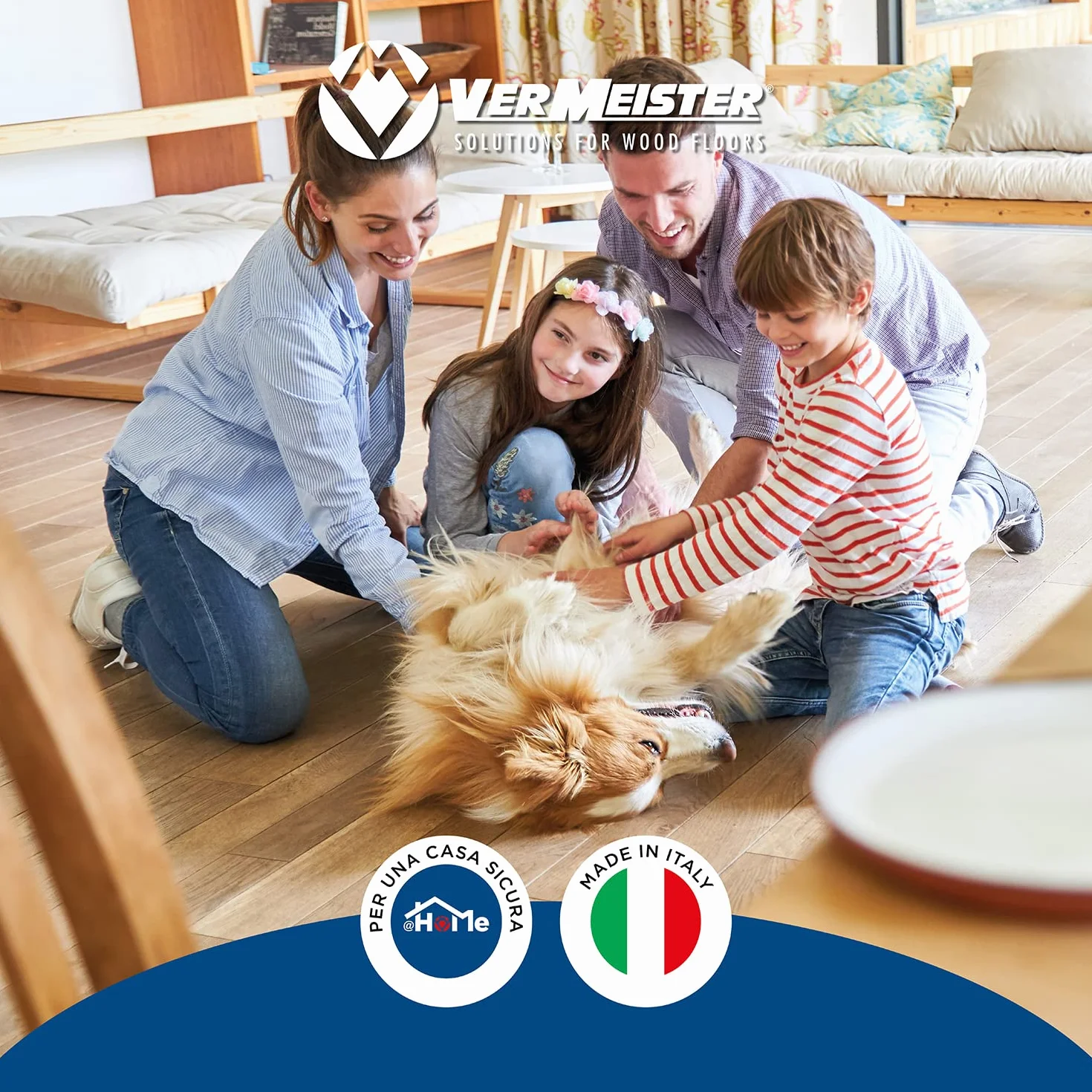Vermeister Detergente Neutro per Pavimenti in Legno Cotto Marmo Ceramica