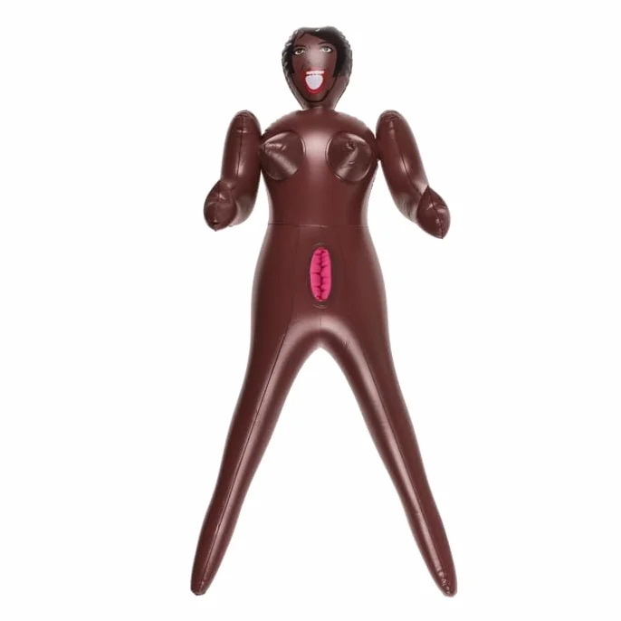 Bambola gonfiabile mini per feste, addio al celibato, 66 cm, 3 motivi assortiti, rosa, con confezione regalo