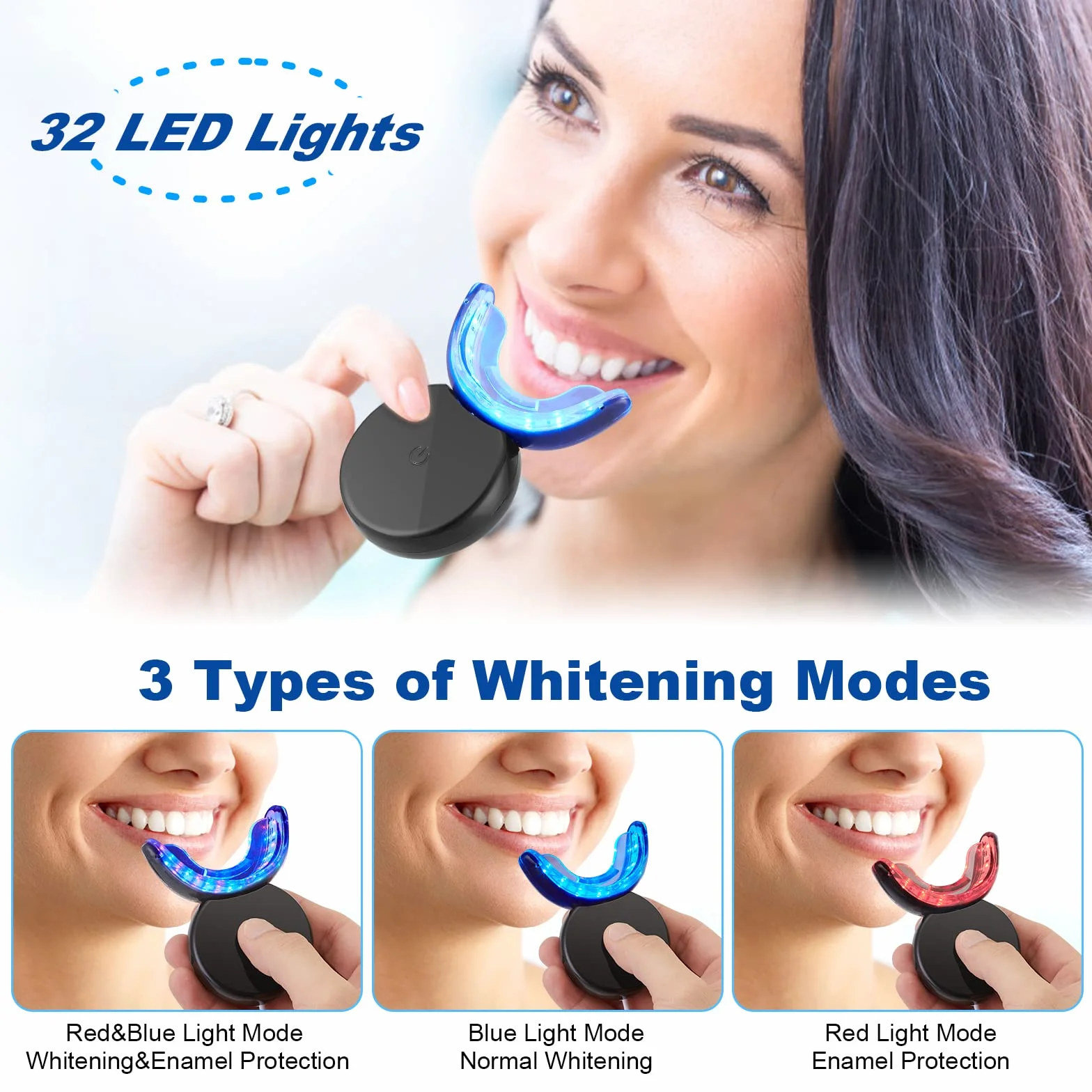Kit Sbiancante Denti Professionale con Lampada LED - Teeth Whitening